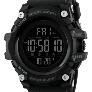 Reloj Pulsera Digital Skmei Correa De Poliuretano Color Negro Con Cronometro Y Cuenta Regresiva