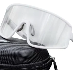 Lentes Fotocromaticos Blancos Cristal Gris Suave Uv-400 Rockbros Sp376 Ciclismo Running