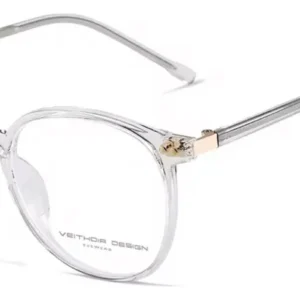 Lentes Descanso Veithdia Transparente V725 Gamer, Pc, Tv - Filtro Luz Azul 100% - Uv400