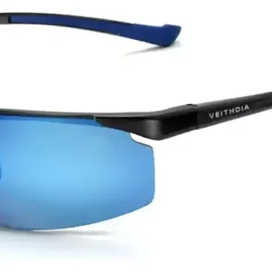 Lentes Anteojos De Sol Polarizados Veithdia Color De La Lente 6587_azul Color De Armazon 6587_gris