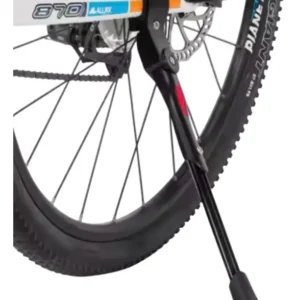 Pata Apoyo Para Bici Ajustable Soporte 100% Aluminio Rockbros Rk7abk Compatible Con Bicicletas Hasta Aro 27