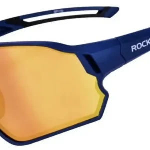 Lentes Polarizados Ciclismo Running Rockbros Deportivos 10135 Color Azul