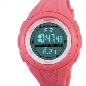 Reloj Skmei 1074 Rosado Digital Para Mujer