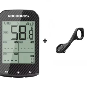 Ciclocomputador Para Bicicleta Mas Soporte Extensor Rockbros M1pro Con Gps, Bluetooth 5.0 Ant Ordenador