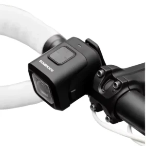 Luz Delantera 450 Lumen con Bocina 120 Db incorporada/ 3 Modos Para Bicicleta - Rockbros Color Negro Rk24200