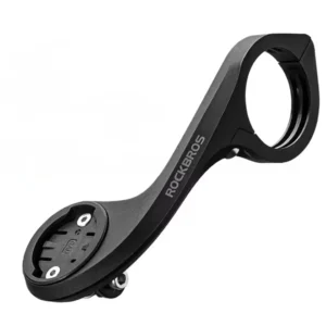 Soporte Extensor Rockbros R2921001 Fabricado En Nylon Alta Resistencia Para Ciclocomputador Gopro Y Luz Frontal Negro